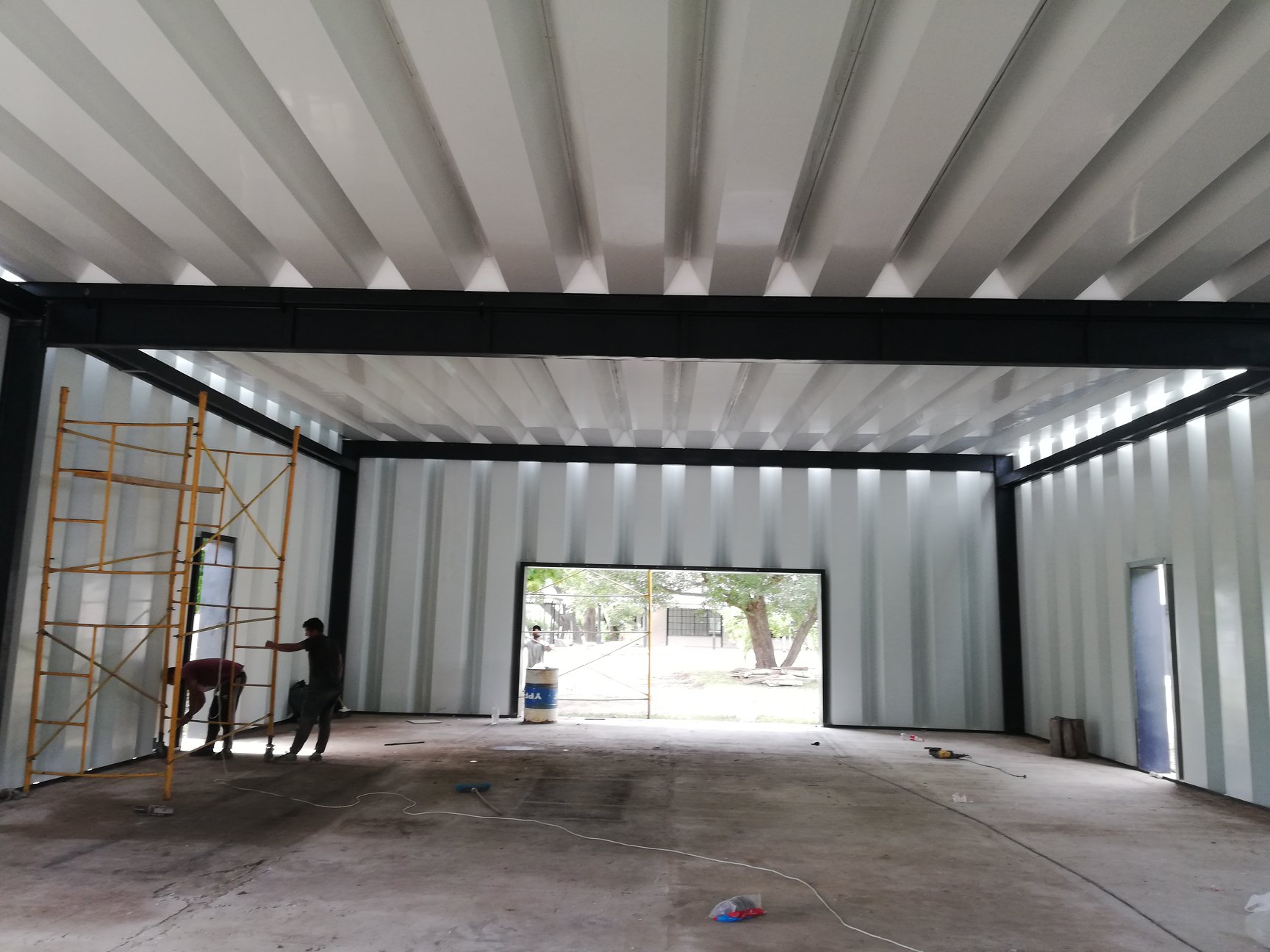 Interior proyecto industrial